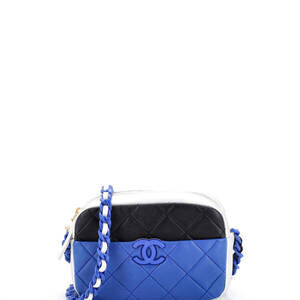Chanel Color Burst Camera Bag Quilted Lambskin